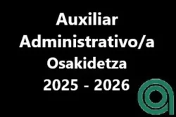 Auxiliar administrativo-a de Osakidetza