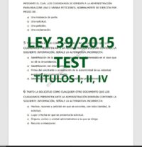 test de la ley 39/2015