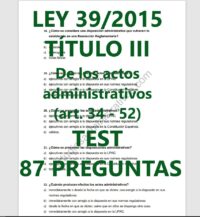 Test de la ley 39/2015