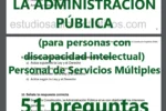 Test de la Administración Pública para personas con discapacidad intelectual