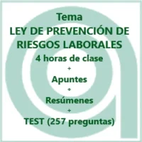 Tema Prevención de Riesgos Laborales